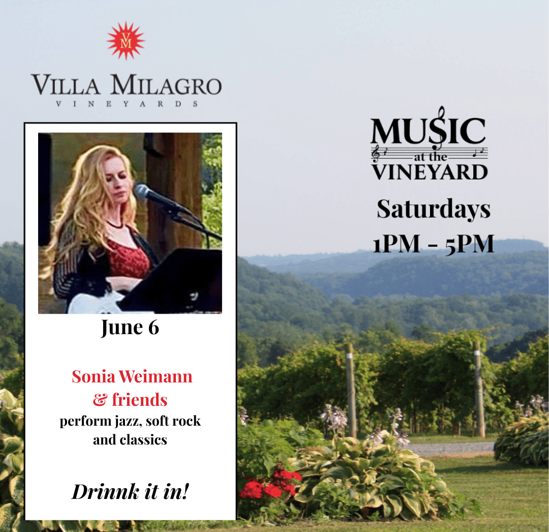 Music at the Vineyard – Sonia Weimann